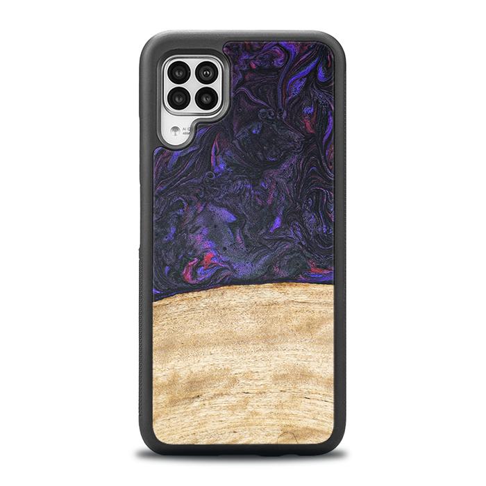 Huawei P40 lite Handyhülle aus Harz und Holz - Synergy#F7