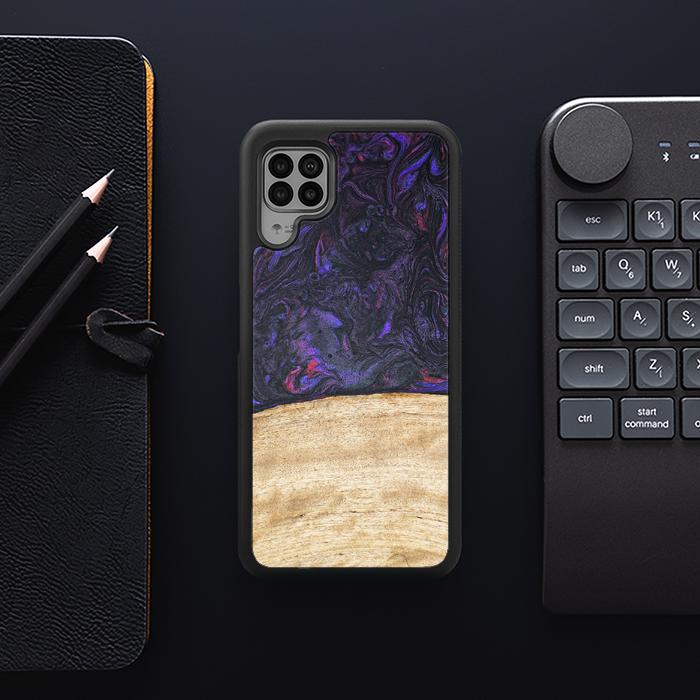 Huawei P40 lite Handyhülle aus Harz und Holz - Synergy#F7