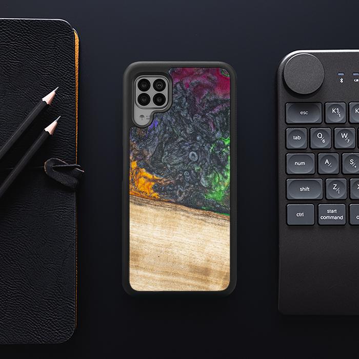 Huawei P40 lite Handyhülle aus Harz und Holz - Synergy#F8
