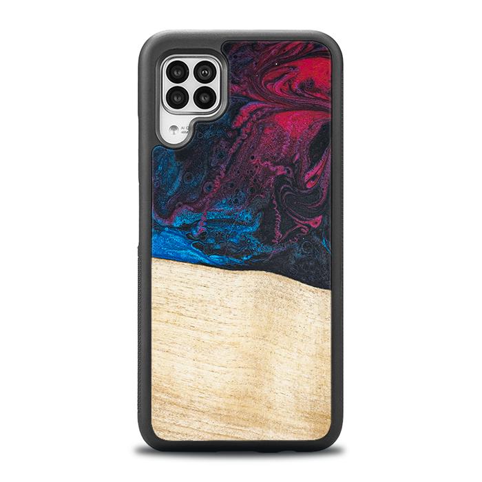 Huawei P40 lite Handyhülle aus Harz und Holz - Synergy#F9