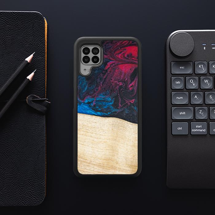 Huawei P40 lite Handyhülle aus Harz und Holz - Synergy#F9