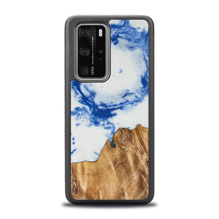 Huawei P40 Pro Handyhülle aus Harz und Holz - Real#ChL