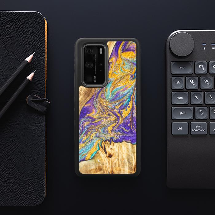 Huawei P40 Pro Resin & Wood Phone Case - SYNERGY#E2