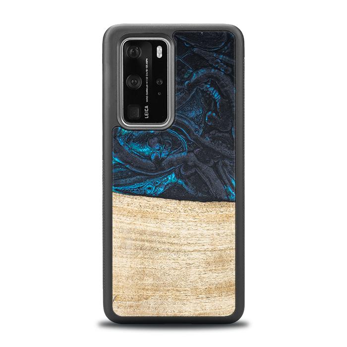 Huawei P40 Pro Handyhülle aus Harz und Holz - Synergy#F13