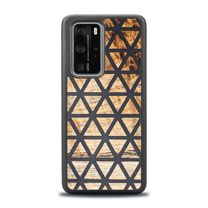 Huawei P40 Pro Handyhülle aus Harz und Holz - Synergy#F29