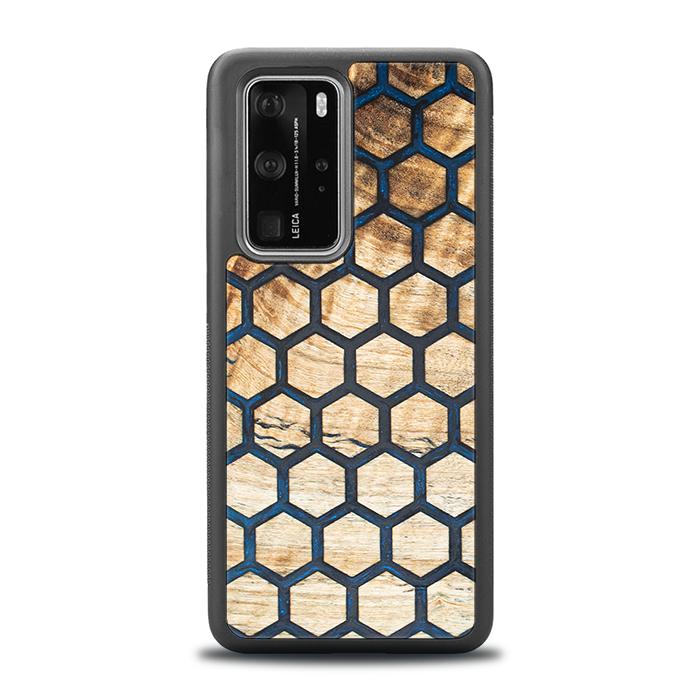 Huawei P40 Pro Handyhülle aus Harz und Holz - Synergy#F36