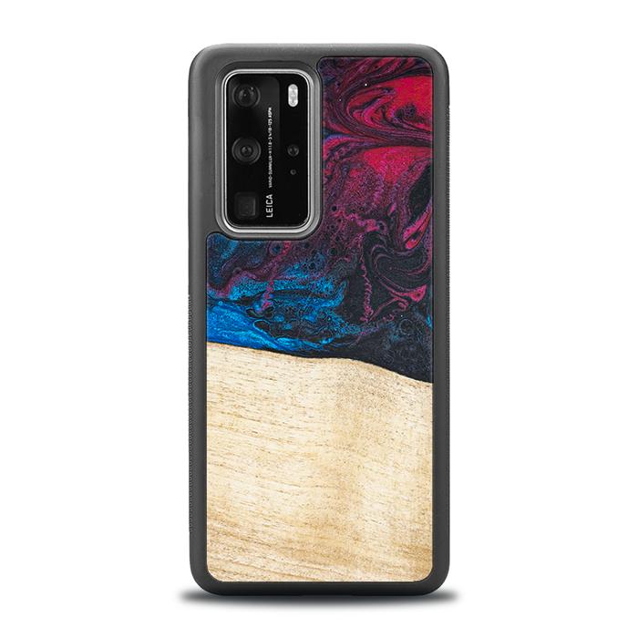 Huawei P40 Pro Handyhülle aus Harz und Holz - Synergy#F9