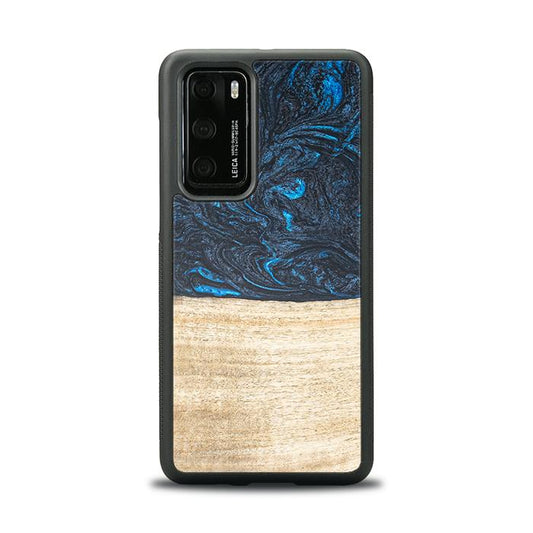 Huawei P40 Handyhülle aus Harz und Holz - Synergy#F19