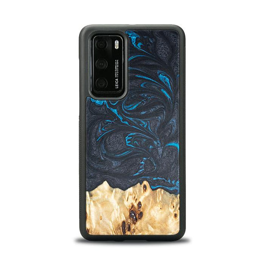 Huawei P40 Handyhülle aus Harz und Holz - Synergy#F21