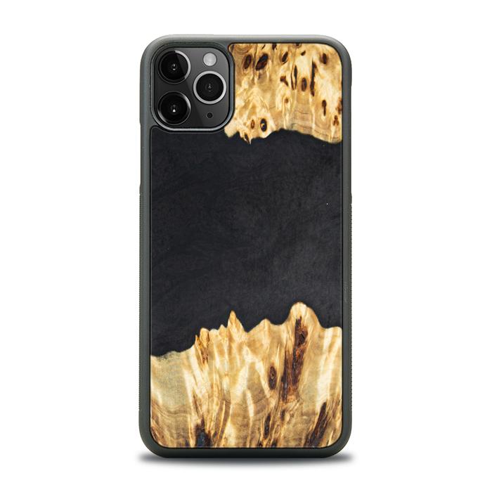 iPhone 11 Pro Max Handyhülle aus Harz und Holz - Synergy#E19