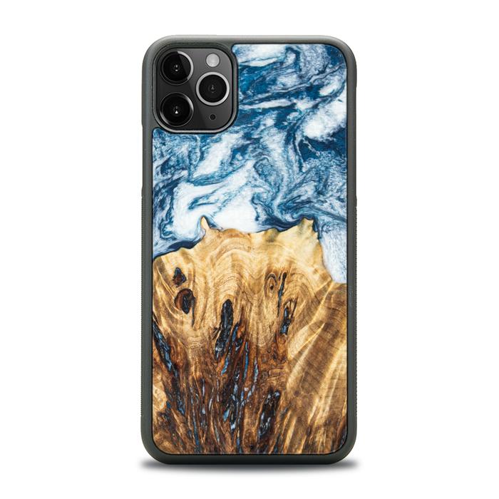 iPhone 11 Pro Max Handyhülle aus Harz und Holz - Synergy#E23