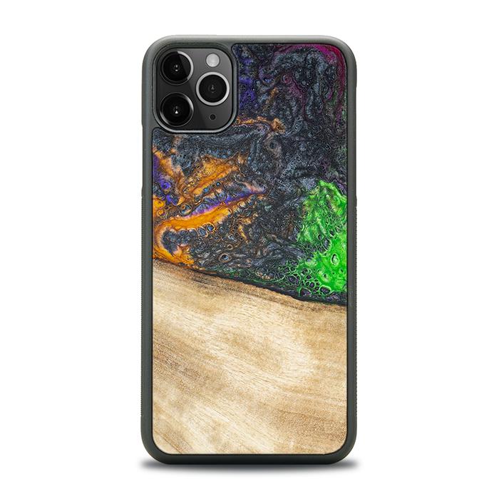 iPhone 11 Pro Max Handyhülle aus Harz und Holz - Synergy#F15
