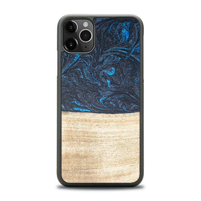 iPhone 11 Pro Max Handyhülle aus Harz und Holz - Synergy#F19