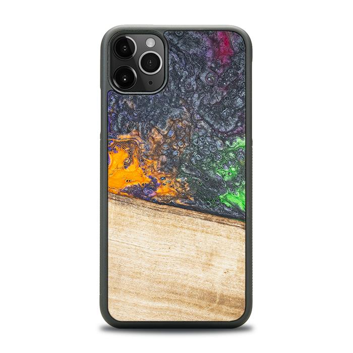 iPhone 11 Pro Max Handyhülle aus Harz und Holz - Synergy#F20