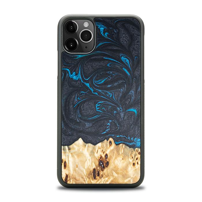 iPhone 11 Pro Max Handyhülle aus Harz und Holz - Synergy#F21