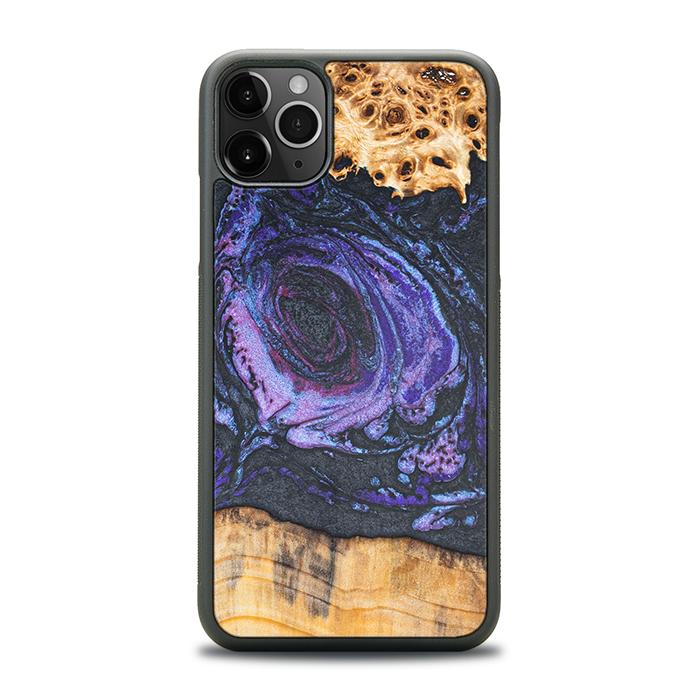 iPhone 11 Pro Max Handyhülle aus Harz und Holz - Synergy#F24