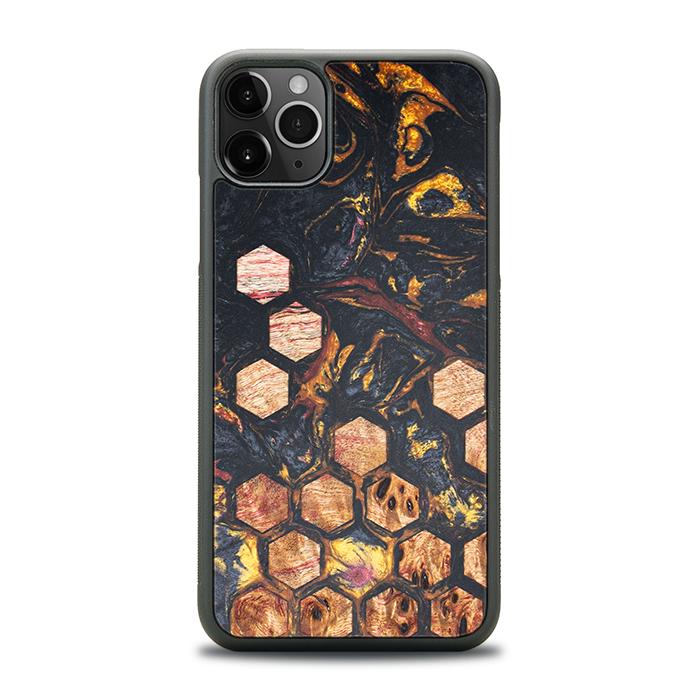 iPhone 11 Pro Max Handyhülle aus Harz und Holz - Synergy#F26