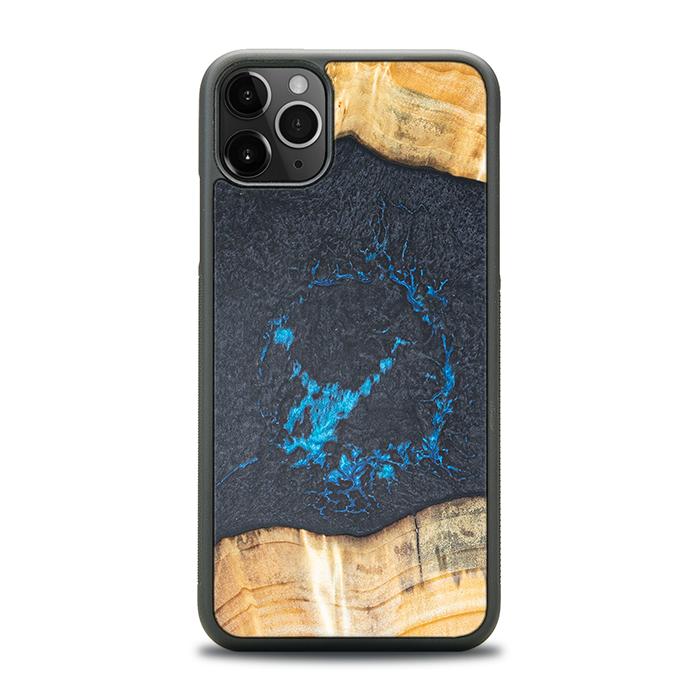 iPhone 11 Pro Max Handyhülle aus Harz und Holz - Synergy#F35