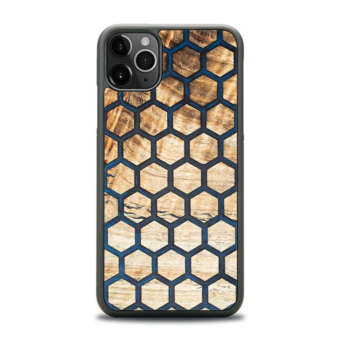 iPhone 11 Pro Max Handyhülle aus Harz und Holz - Synergy#F36