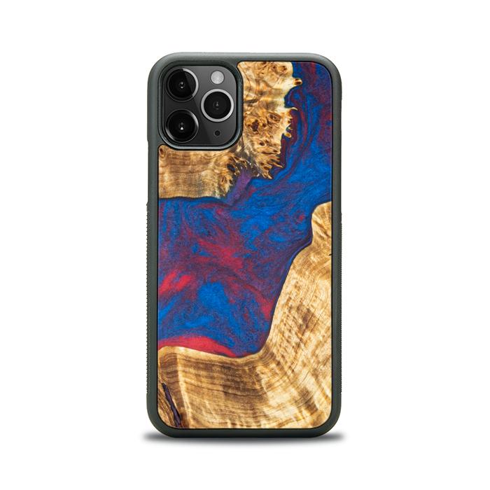 iPhone 11 Pro Handyhülle aus Harz und Holz - Synergy#E10