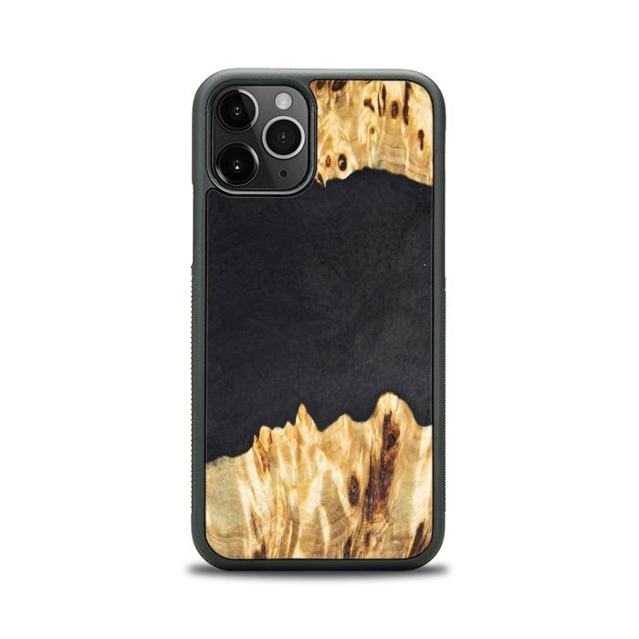 iPhone 11 Pro Handyhülle aus Harz und Holz - Synergy#E19