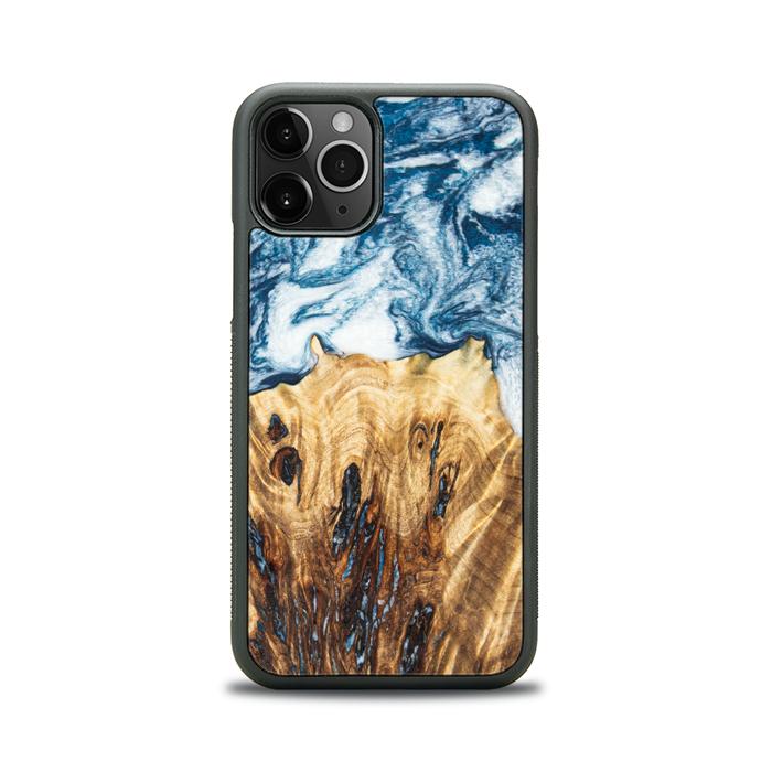 iPhone 11 Pro Handyhülle aus Harz und Holz - Synergy#E23