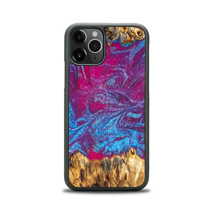 iPhone 11 Pro Resin & Wood Phone Case - Synergy#E3