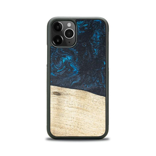 iPhone 11 Pro Handyhülle aus Harz und Holz - Synergy#F17