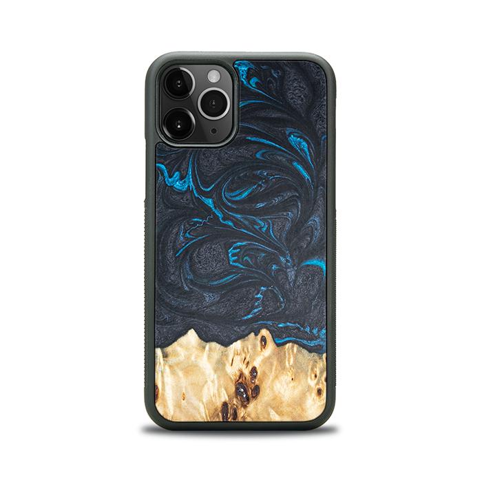iPhone 11 Pro Handyhülle aus Harz und Holz - Synergy#F21