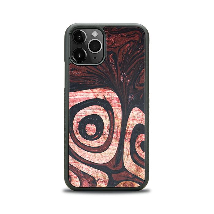 iPhone 11 Pro Handyhülle aus Harz und Holz - Synergy#F32
