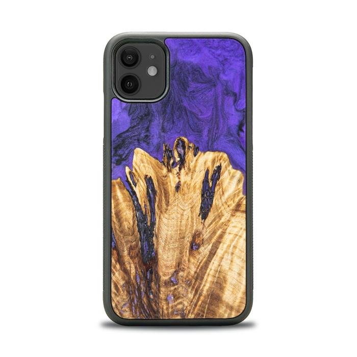 iPhone 11 etui na telefon z żywicy i drewna - Synergy#E22