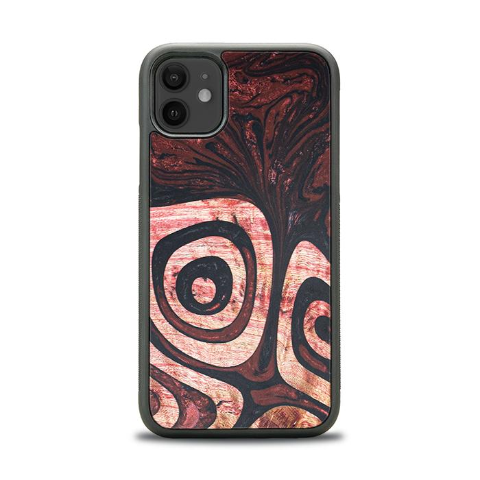 iPhone 11 Handyhülle aus Harz und Holz - Synergy#F32
