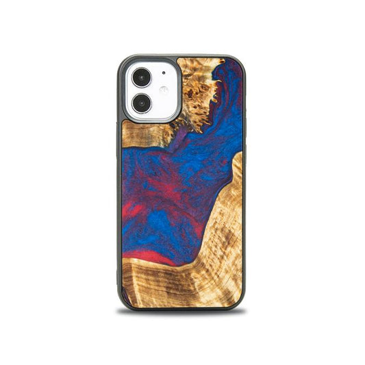 iPhone 12 Mini Handyhülle aus Harz und Holz - Synergy#E10