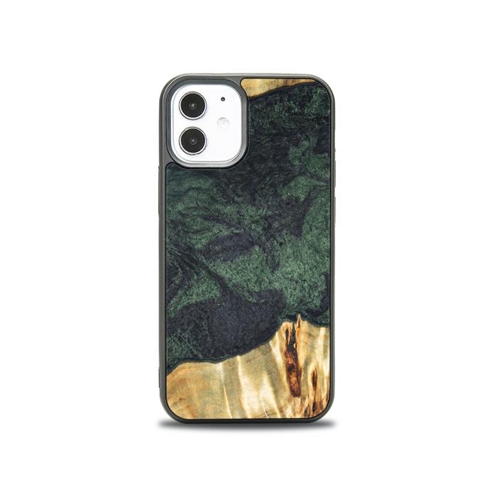 iPhone 12 Mini Handyhülle aus Harz und Holz - Synergy#E14
