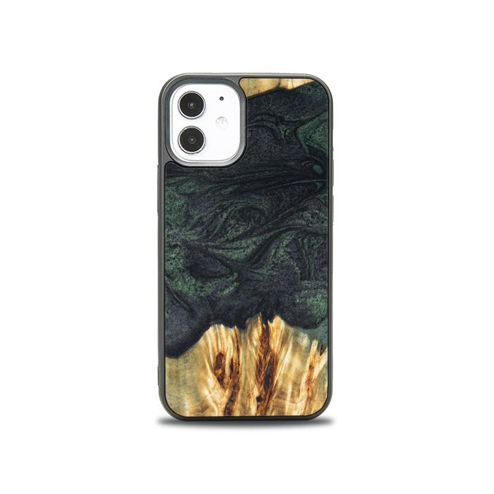 iPhone 12 Mini Handyhülle aus Harz und Holz - Synergy#E25