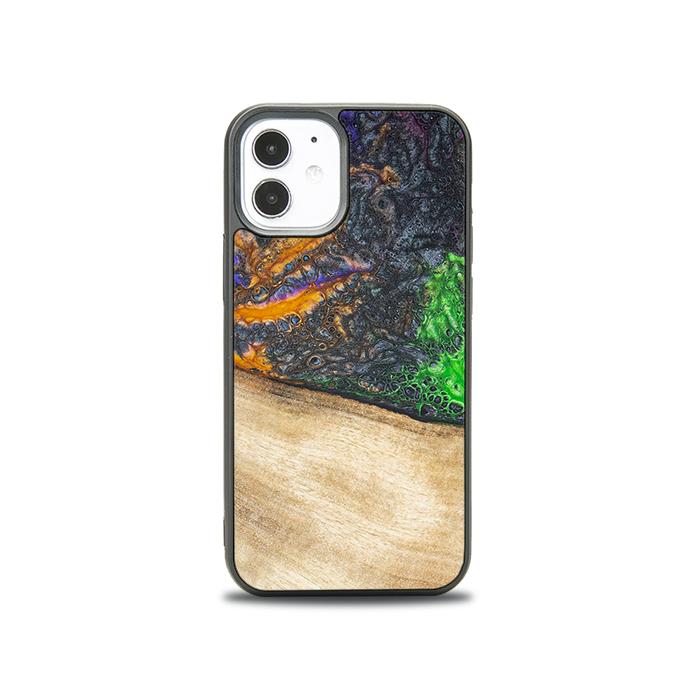 iPhone 12 Mini Handyhülle aus Harz und Holz - Synergy#F15
