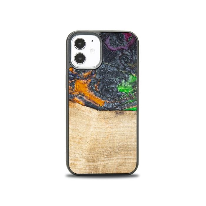 iPhone 12 Mini Handyhülle aus Harz und Holz - Synergy#F16