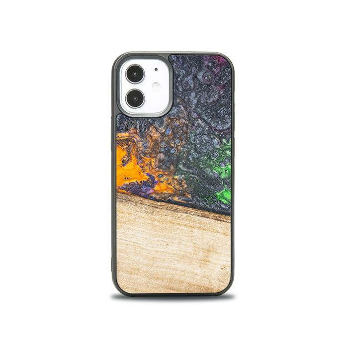 iPhone 12 Mini Handyhülle aus Harz und Holz - Synergy#F20