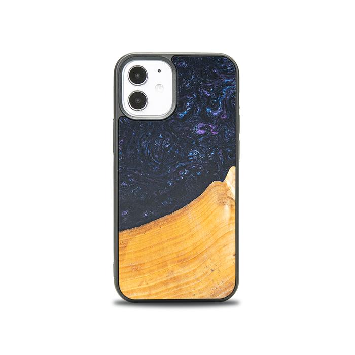 iPhone 12 Mini Handyhülle aus Harz und Holz - Synergy#F37