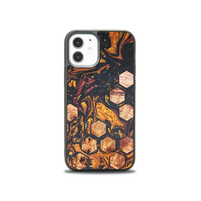 iPhone 12 Mini Handyhülle aus Harz und Holz - Synergy#F38