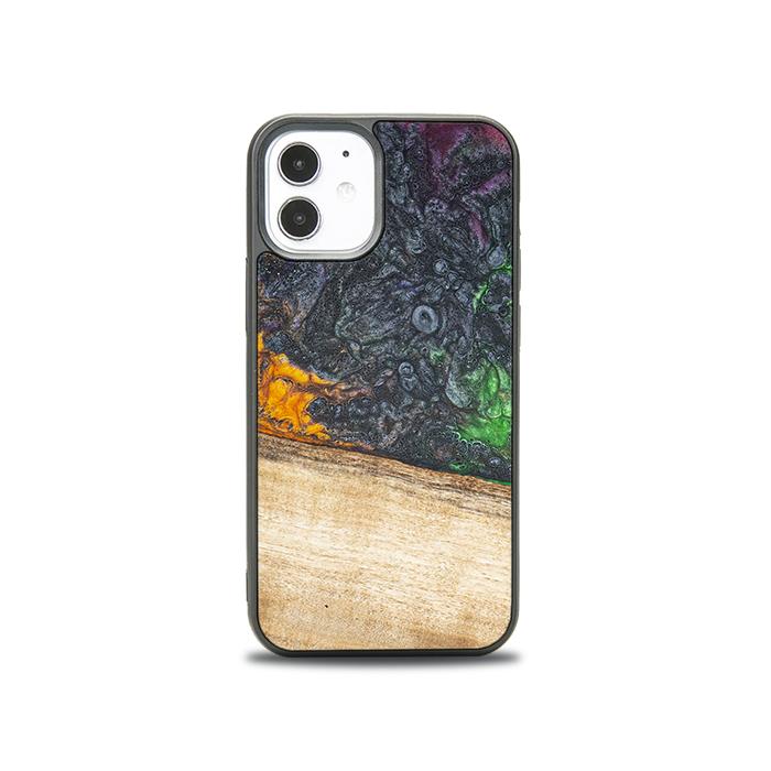 iPhone 12 Mini Handyhülle aus Harz und Holz - Synergy#F8