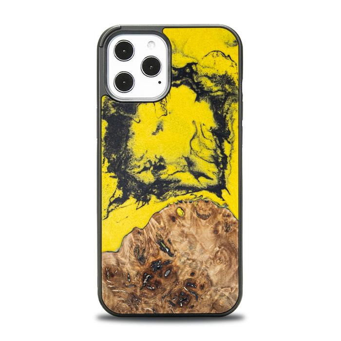 iPhone 12 Pro Max Handyhülle aus Harz und Holz - Borussia#ChL