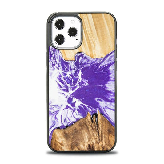 iPhone 12 Pro Max Etui na telefon z żywicy i drewna - Synergy# A78