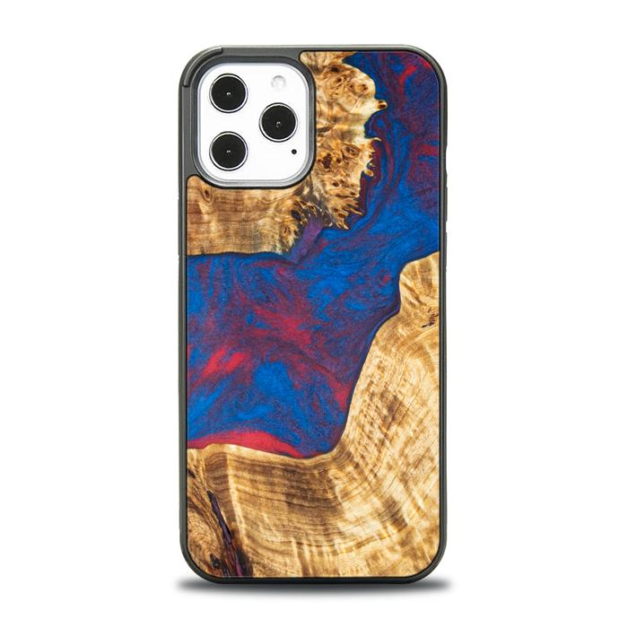 iPhone 12 Pro Max Handyhülle aus Harz und Holz - Synergy#E10