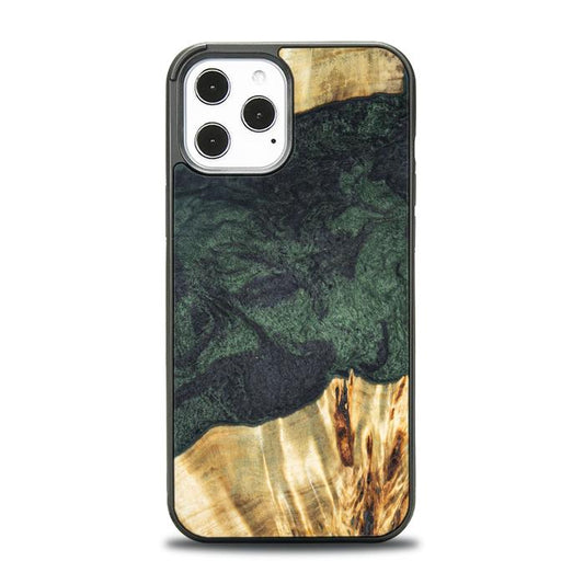 iPhone 12 Pro Max Handyhülle aus Harz und Holz - Synergy#E14