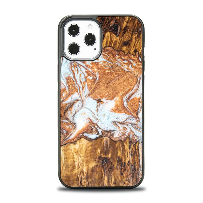 iPhone 12 Pro Max Etui na telefon z żywicy i drewna - Synergy#E18