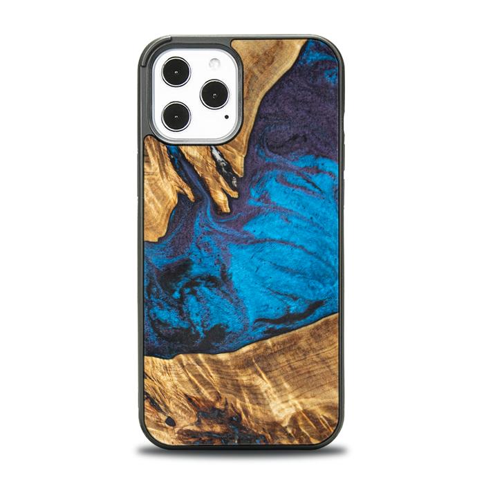 iPhone 12 Pro Max Etui na telefon z żywicy i drewna - Synergy#E21
