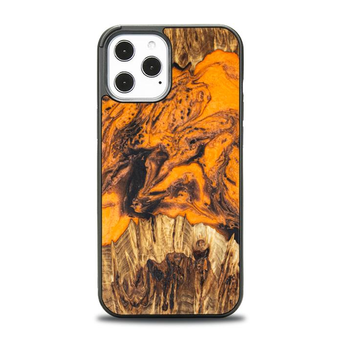 iPhone 12 Pro Max Etui na telefon z żywicy i drewna - Synergy#E24