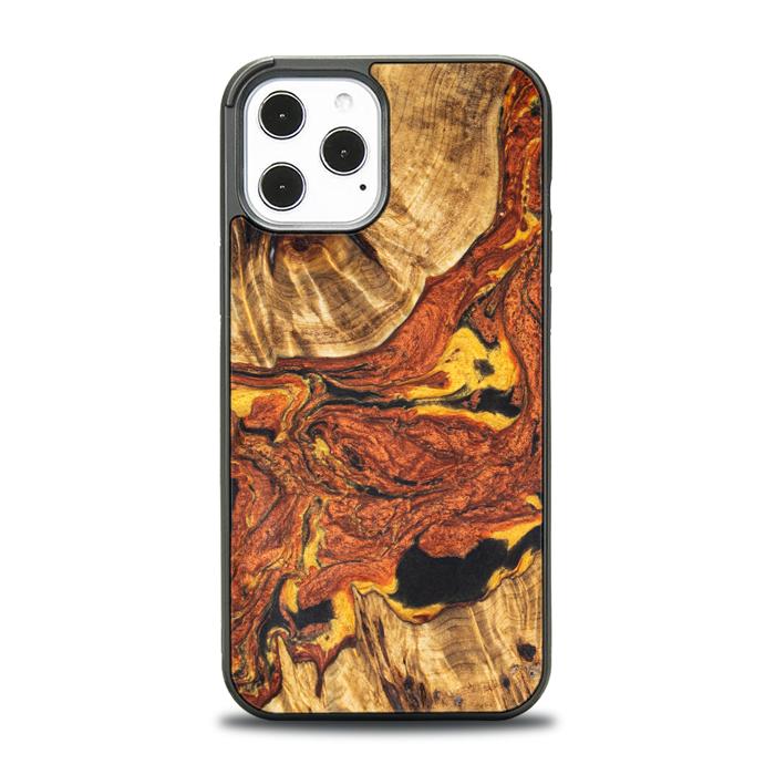 iPhone 12 Pro Max Etui na telefon z żywicy i drewna - Synergy#E6
