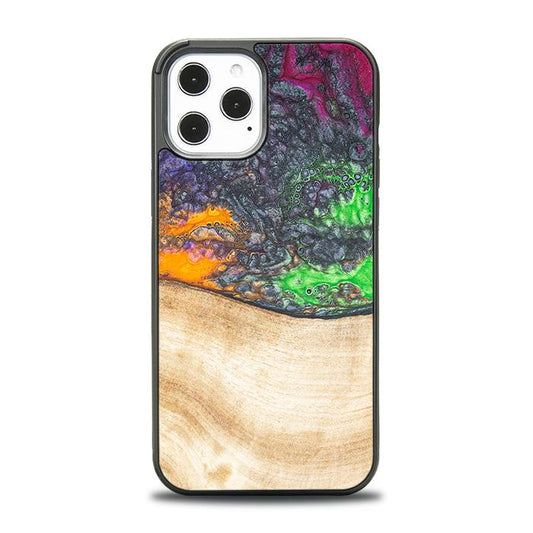 iPhone 12 Pro Max Handyhülle aus Harz und Holz - Synergy#F1